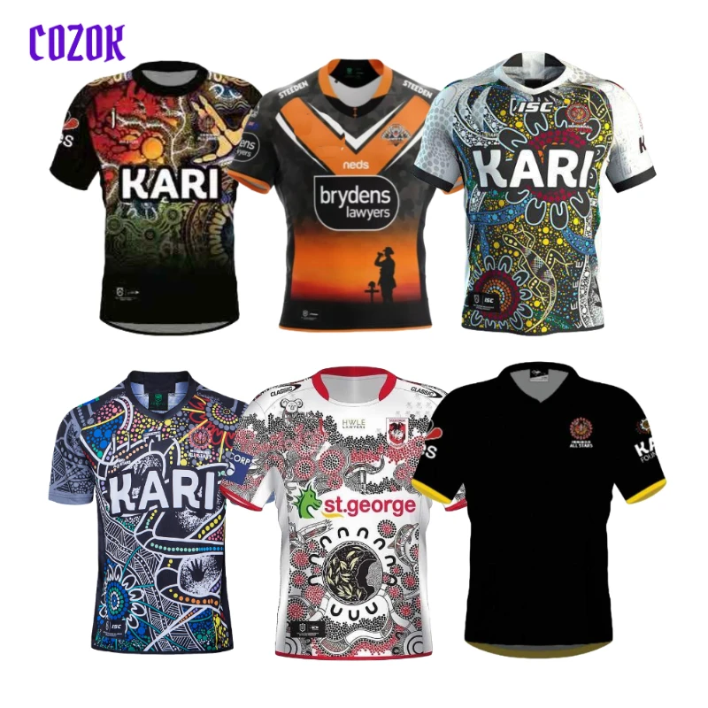 

COZOK 2020-2021 футболка для регби с изображением всех звезд