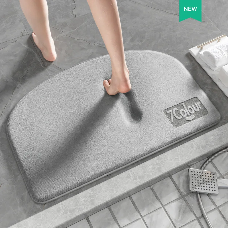 

Household Quick-drying Floor Mats Bathroom Non-slip Mats Absorbent Non-slip Memory Foam Washable Bathroom Accessories