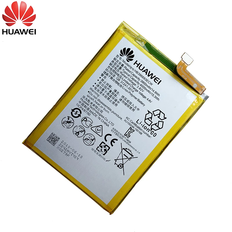 100% Original Battery Hua wei HB396693ECW 4000mAh For Huawei Mate 8 NXT-AL10 NXT-TL00 NXT-CL00 NXT-DL00 Mate8 Batteria | Мобильные