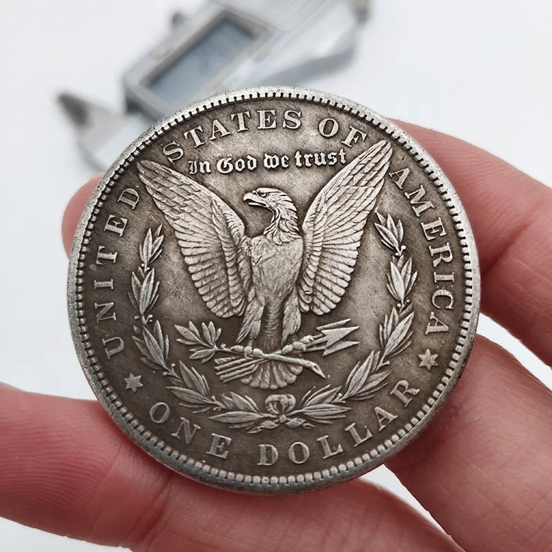 Коллекция памятных монет Хобо монета 1904 Моргана пирамида крест и глаза ремесла