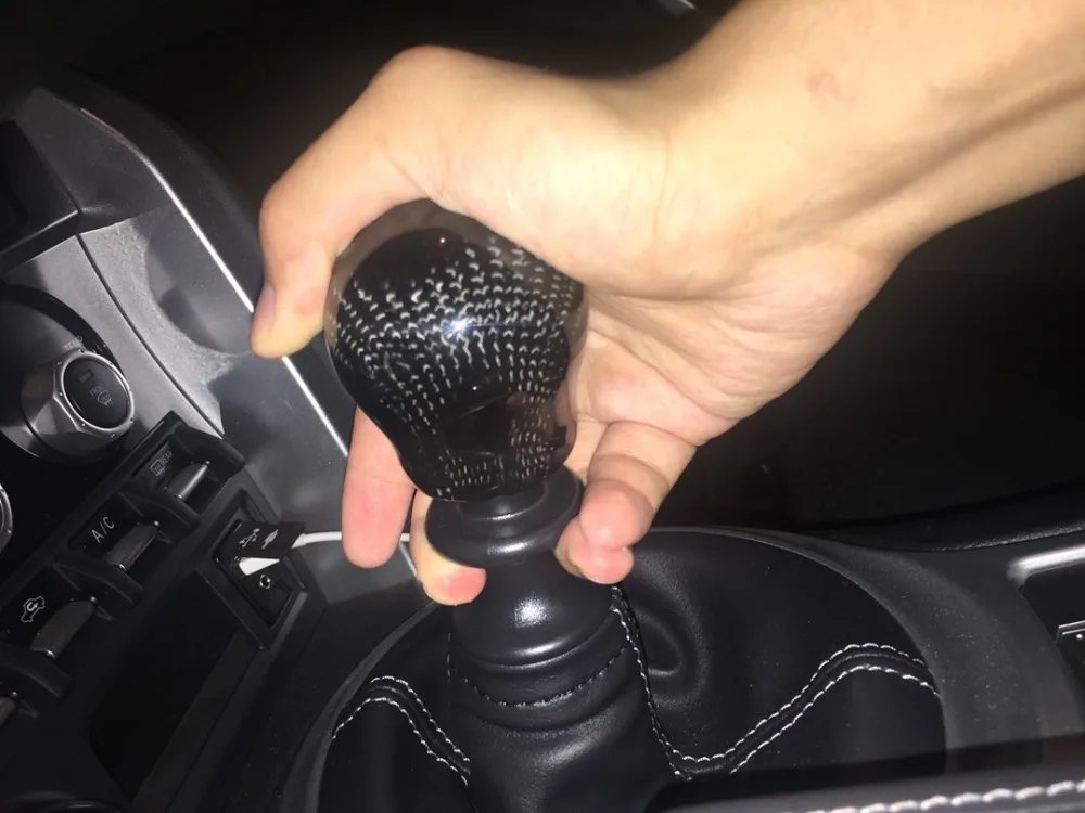 Ручка переключения передач из углеродного волокна для Toyota GT86 Subaru BRZ WRX STI/Chevrolet Cruze, Kia SOUL, Aveo, hyundai ELANTRA