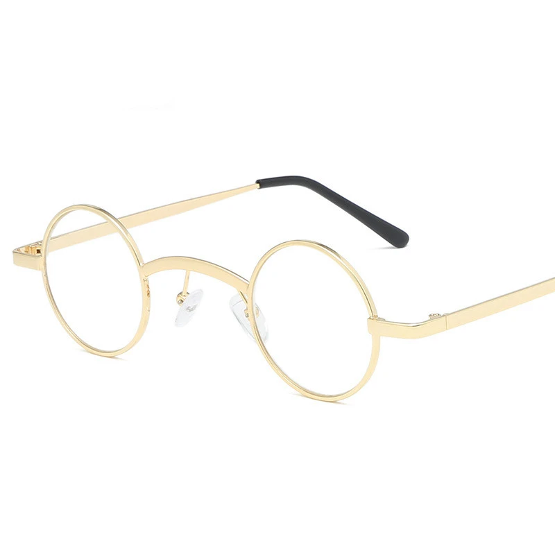 Стимпанк Солнцезащитные очки Ретро Круглые уличный рок стиль маленькие в