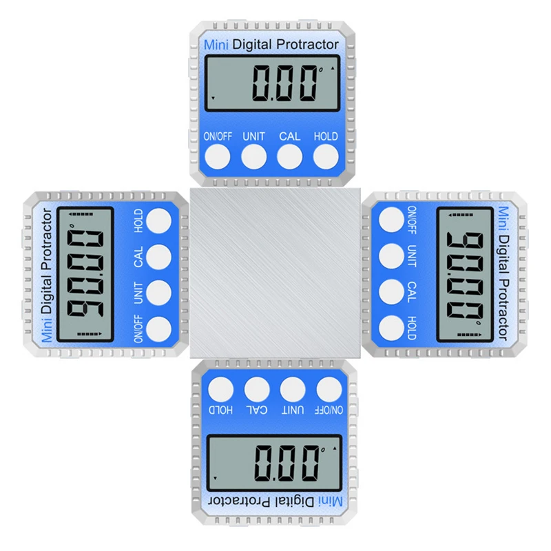 360 градусов Мини Цифровой Инклинометр уровень электронный транспортир Угол