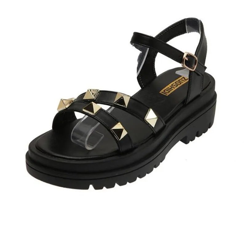 

Сандалии женские, с блестками, на толстой подошве, легкие и удобные, универсальные, повседневные