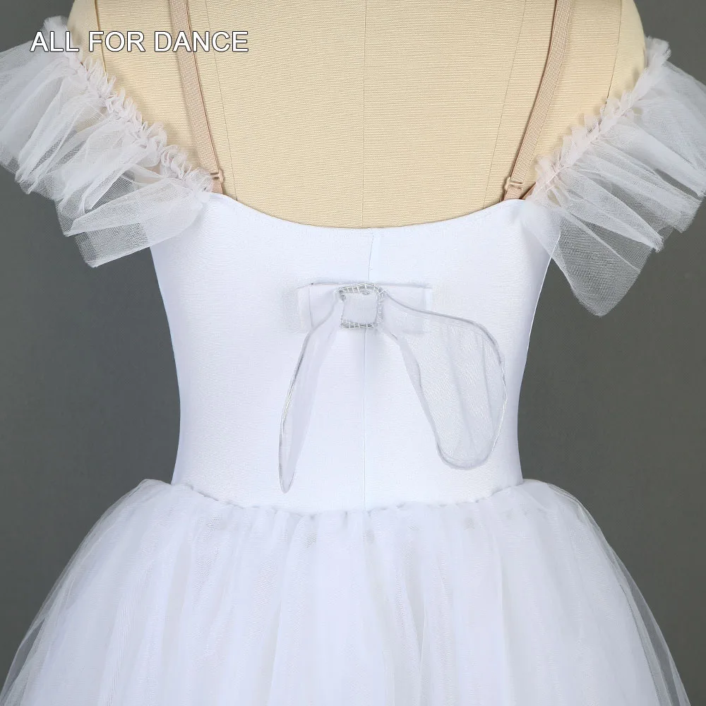 All For Dance White Ballerina Romantic Tutu With Wings 360° Tulle Dress Girls&ampWomen Ballet Performance | Тематическая одежда и