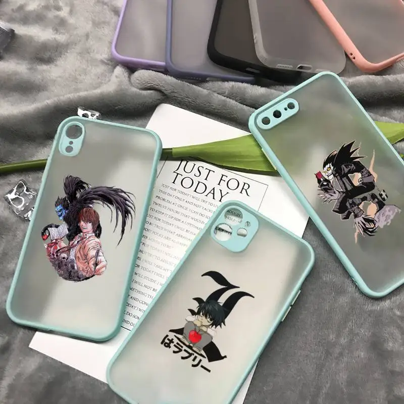 Anime Manga Death Note Ryuk Phone Case matte transparent For iphone 7 8 11 12 plus mini x xs xr pro max cover