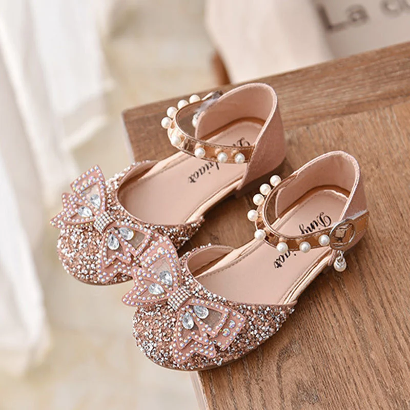 

Footwear Kids shoes 2021 For Children's Girl's leather shoes School Students Performing Dance shoe performance Black Girls Flats