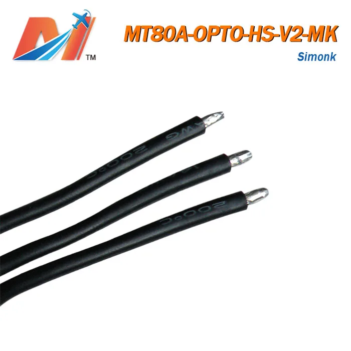 Maytech 80A Мультикоптер Дрон OPTO ESC контроллер скорости 8В 25В модель полета |