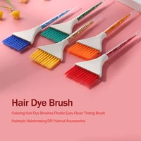 coloring hair dye brushes plastic easy clean mixing bowl home salon barber tinting brush hairdressing diy haircut accessories