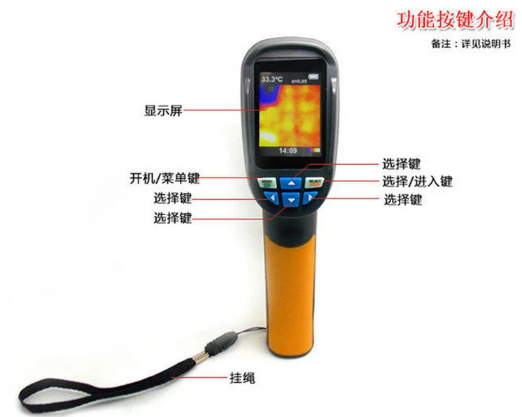 

TC-02 Hot sale Portable Infrared Imaging Measuring Thermal Camera