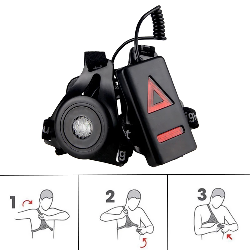 Светодиодный ночной Светильник для велосипеда Спортивная лампа бега с