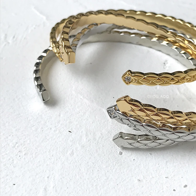 Модный Роскошный бренд новый дизайн классический волнистый боковой ромбовидный