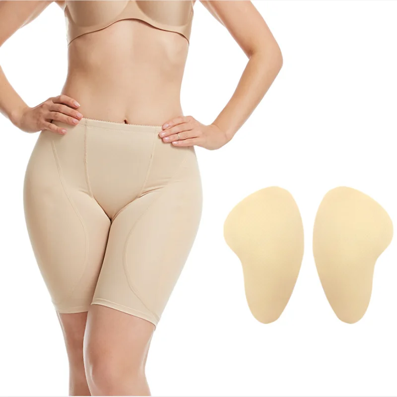 A Pair Women Hip Pad Sponge Insert Fake Butt Lift Crossdressing Briefs Hip BBW Padded Seamless Padded Enhancer Leg Ass Panties