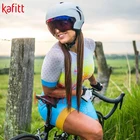 Kafitt новый женский костюм Джерси для велоспорта, летний короткий рукав, Майо, полосатые шорты, Спортивная рубашка, macaquinho ciclismo feminino