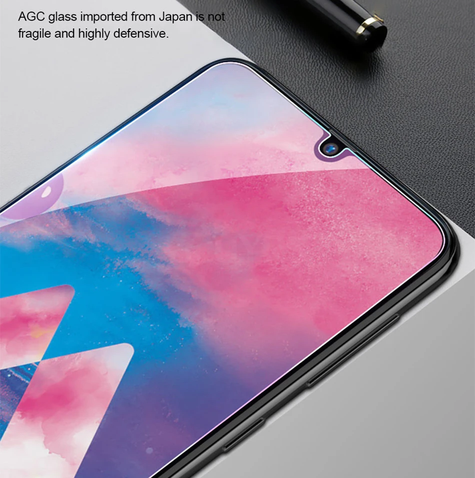 3 шт. защитный Стекло для samsung Galaxy A50 A30 A20 Экран протектор для samsung M10 M20 M30 A40 A70 A80 A90 A10 закаленное Стекло