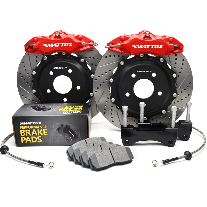 

Big Brake Kit Performance Disc Brake Kit Front 4-Piston Caliper with Rotor 355x28mm For KIA Optima K5 2015-201918inch Wheels