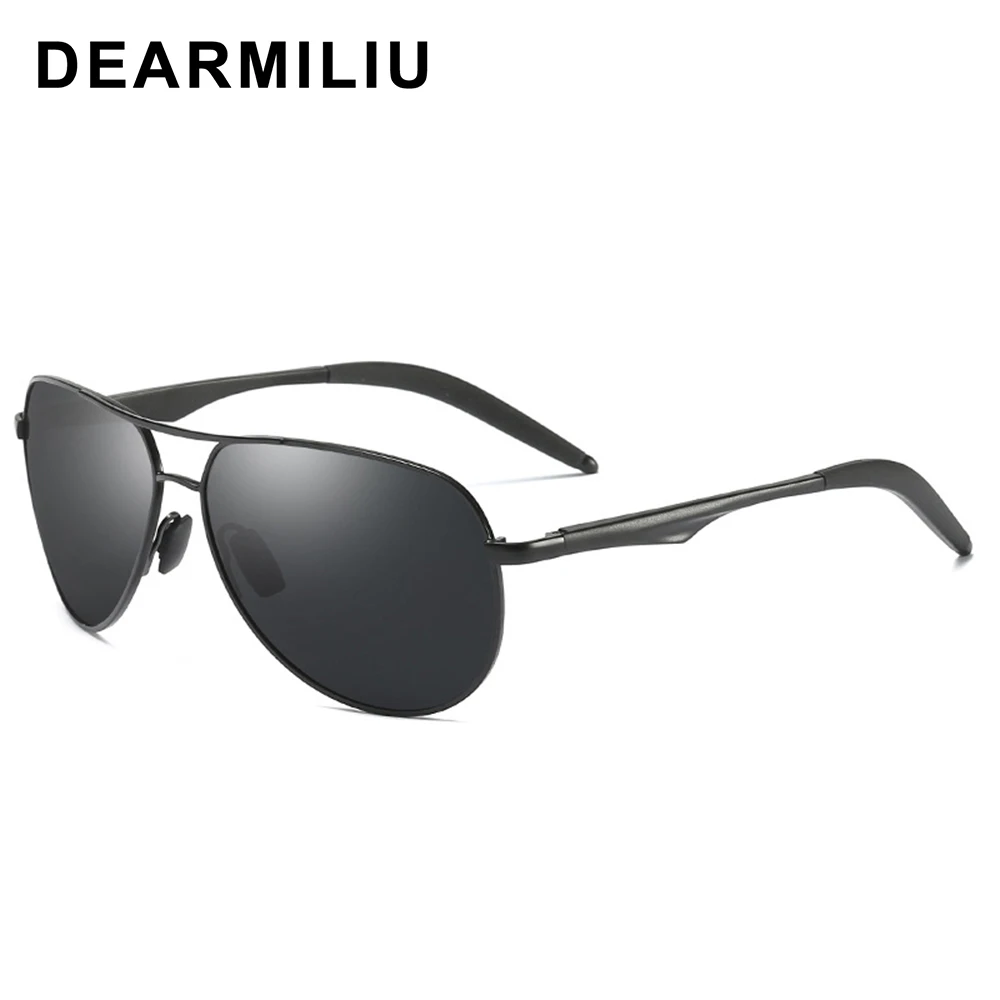 Мужские солнцезащитные очки ночного видения DEARMILIU винтажные поляризационные для