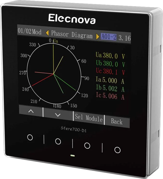 

Sfere700 series 3 phase energy monitoring power monitoring system multi-circuit power meter