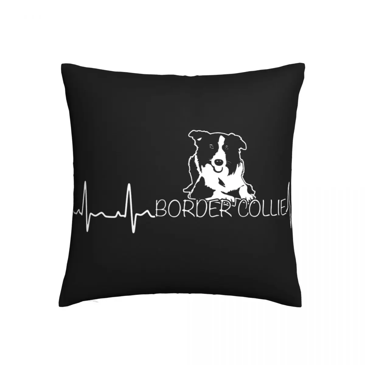 

Чехол-Подушка Border Collie чехол с изображением сердцебиения борца колли забавная рубашка для любимой собаки чехол на молнии летний декоративны...