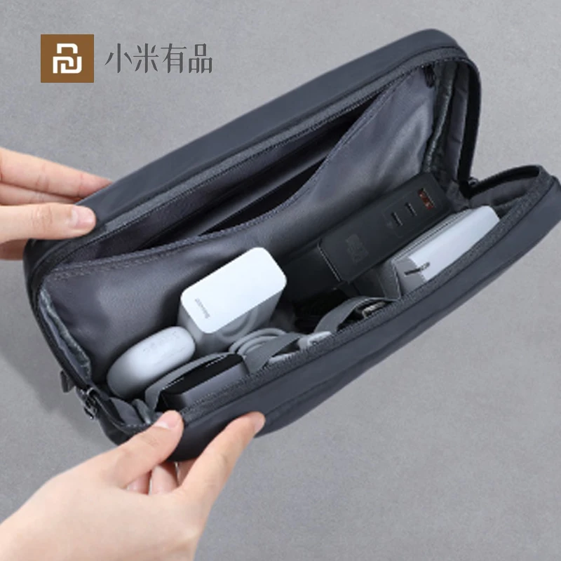

Сумка для хранения Xiaomi, портативный органайзер для кабелей, нейлоновый дорожный Чехол для зарядных устройств и проводов