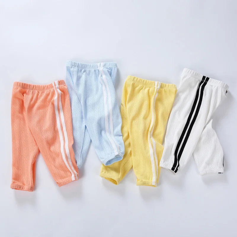 

Baby pants long cotton summer ultra thin mosquito proof pants mesh big butt lantern pants Harem Pants air conditioning pajamas