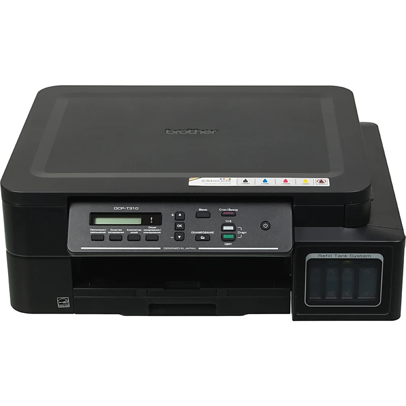 МФУ струйный BROTHER InkBenefit Plus DCP T310 A4 цветной черный [dcpt310r1]|МФУ мультифункциональное