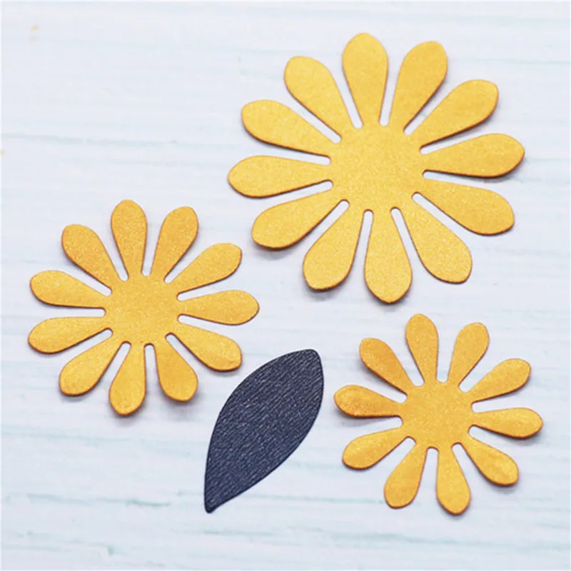3 шт./компл. трафареты для резки металла цветов и листьев сделай сам скрапбукинг