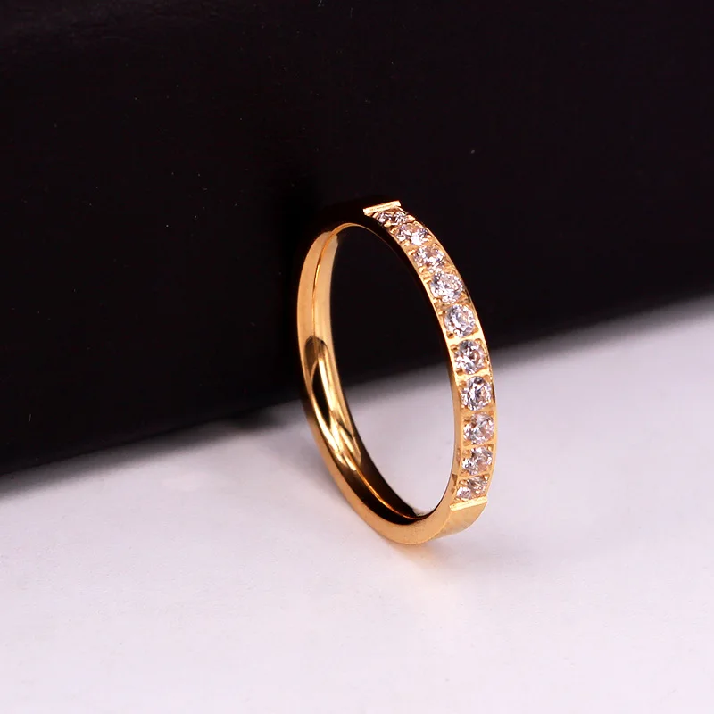 Модные ювелирные изделия высшего качества свадебные кольца с кристаллами из