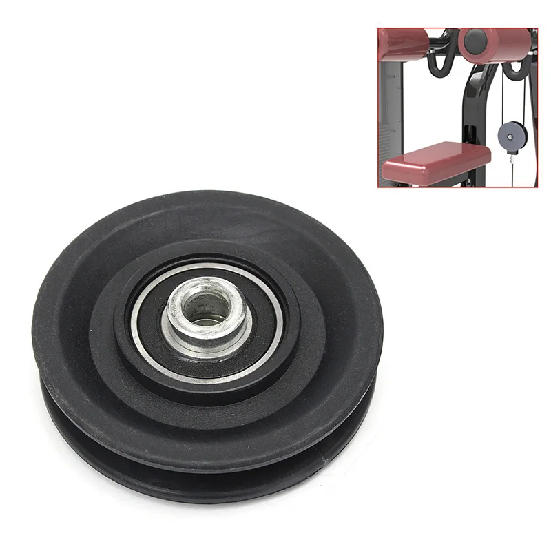 

Нейлоновый износостойкий подшипник, роликовый кабель, универсальный шкив для тренажерного зала, высококачественный подшипник, шкив 90 мм, и...