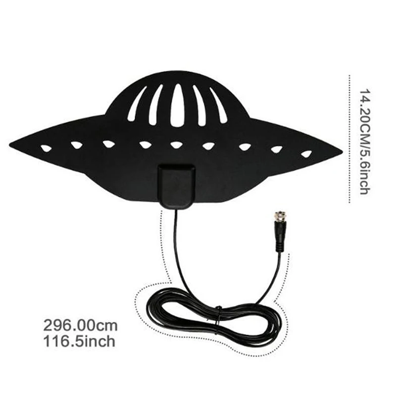 Антенна для ТВ усиленная 80 миль УКВ/УВЧ HD | Электроника