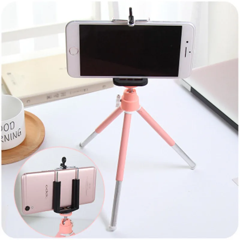 

Tripod Holder for Phone Tripodes Telescopic Two Section Tripod Desktop Photography Box Tripod Small Digital SLR Camera Bracket