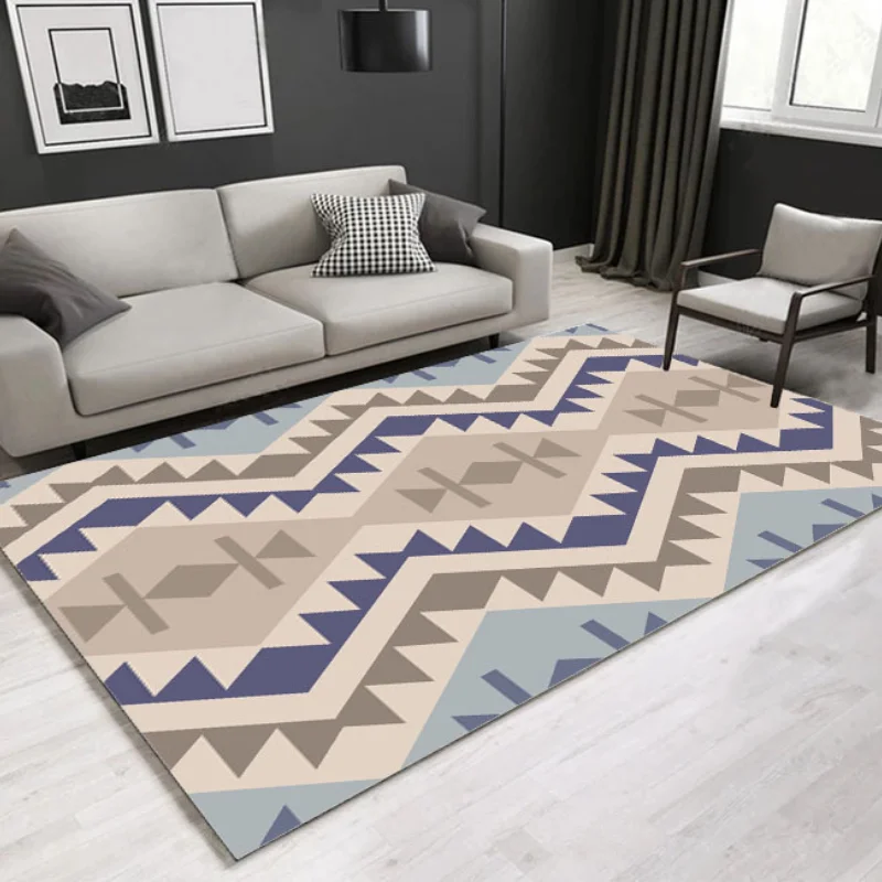 

Bohemian Retro Style Yoga Mat Lounge Rug Skin-friendly Children Bed Room Carpet In The Living Room Rug Hair Carpet Room Decor