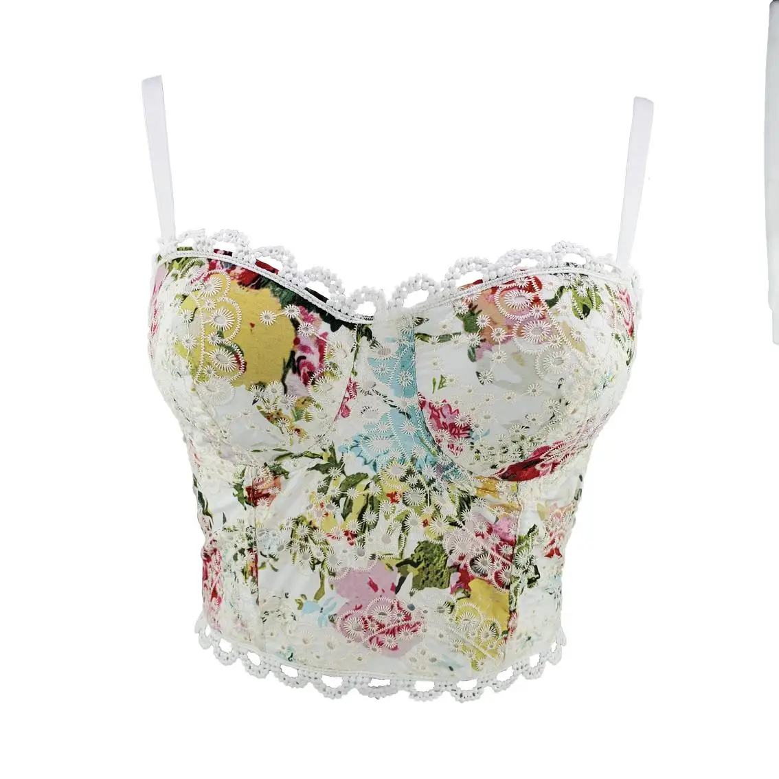 

Printed Outwear Condole Sexy Floral Spring Autumn Summer Debardeur Clothes For Women'S Tube Corset Tank Tops Vetement Femme 2021