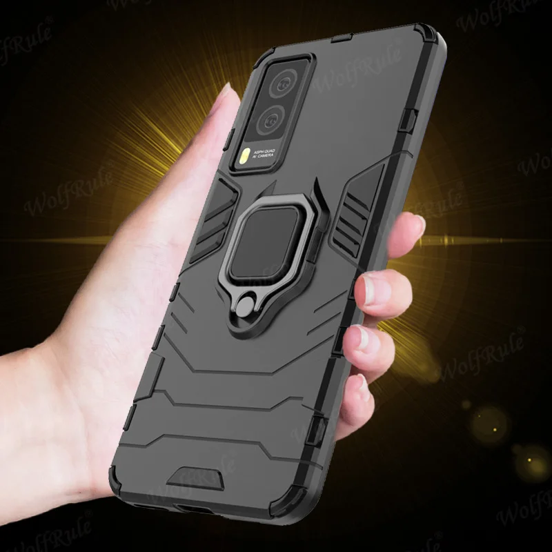 Phone Case For Vivo V21E 5G Case For Vivo V21E 5G Cover Bumper Shockproof Full Hard Armor Magnetic Cover For Vivo V21E 5G Fundas