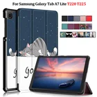Чехол для планшета Samsung Galaxy Tab A7 Lite 8,7 2021, детский кожаный чехол с милым рисунком для Galaxy Tab A7 Lite, T220, T225