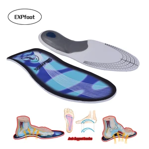 Ортопедические стельки EXPfoot, Премиум ортопедический гель с высокой супинацией, гелевые стельки с поддержкой 3D арки, плоскостопия для женщин и мужчин, ортопедические боли в ногах
