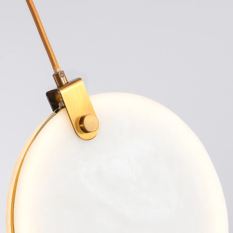 

Modern Nordic luminaria creative Resin LED Pendant Lights imitation marble small decoration pendant lamp cafe clothing store bar