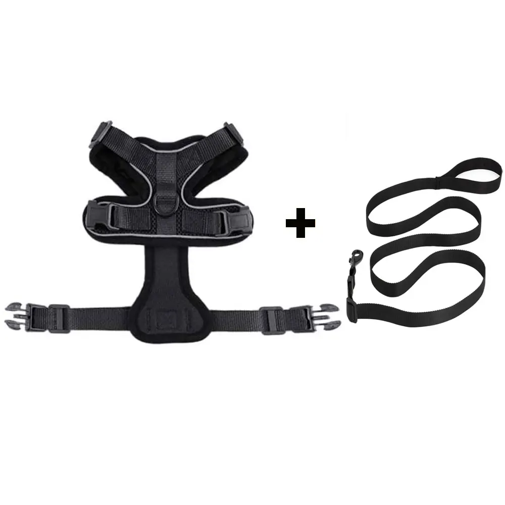 

Cat Harness and Leash Set for Escape Proof Cat Vest Harness With Reflective Strips Adjustable Soft Mesh Vest for Kitten Puppy