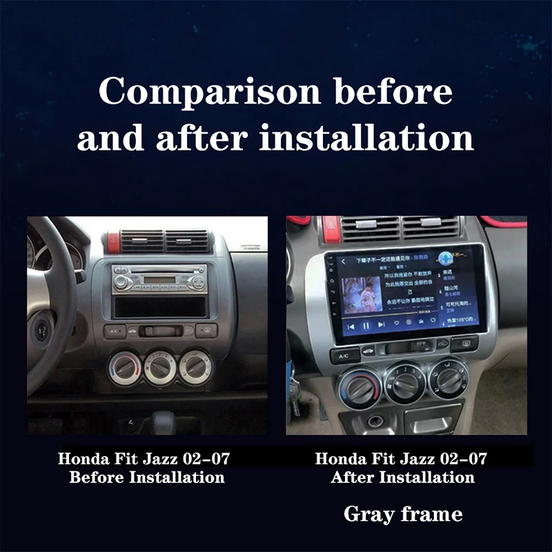 2 din android 10 0 car stereo radio multimedia video player for honda fit jazz city 2002 2003 2004 2005 2006 2007 gps navigation free global shipping