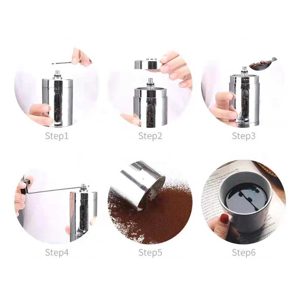 

Faroot Manual Coffee Grinder Ground Beans Removable Adjustable Thickness Ceramic Core Machine