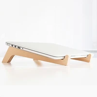 portable wood rack desktop stand add height for notebook bracket for laptop computer for macbook air pro for notebook