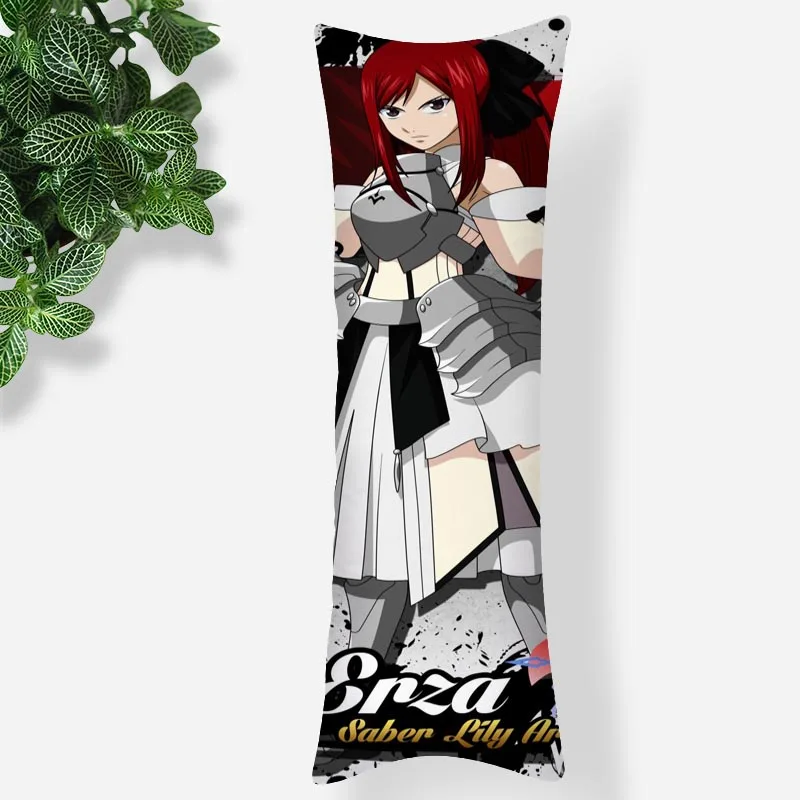 Домашний декор чехол для подушки с аниме Фея хвост 3D двухсторонний Шелковый