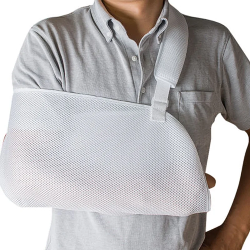 Регулируемый ремень для перелома руки и запястья дышащая поддержка защита локтя