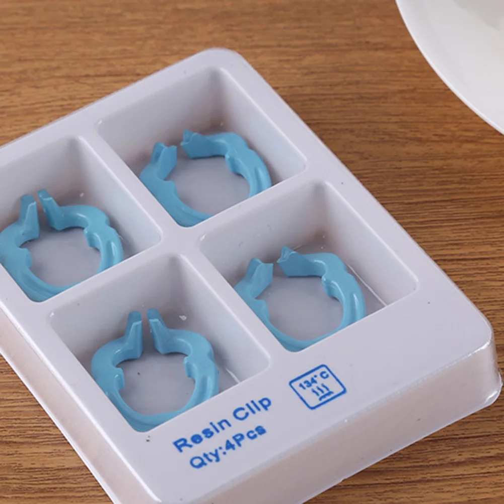 

4pcs Dental Resin Clamping Separating Rings Autoclavable Dental Sectional Matrix System Dentist Tools Professional Oral Care