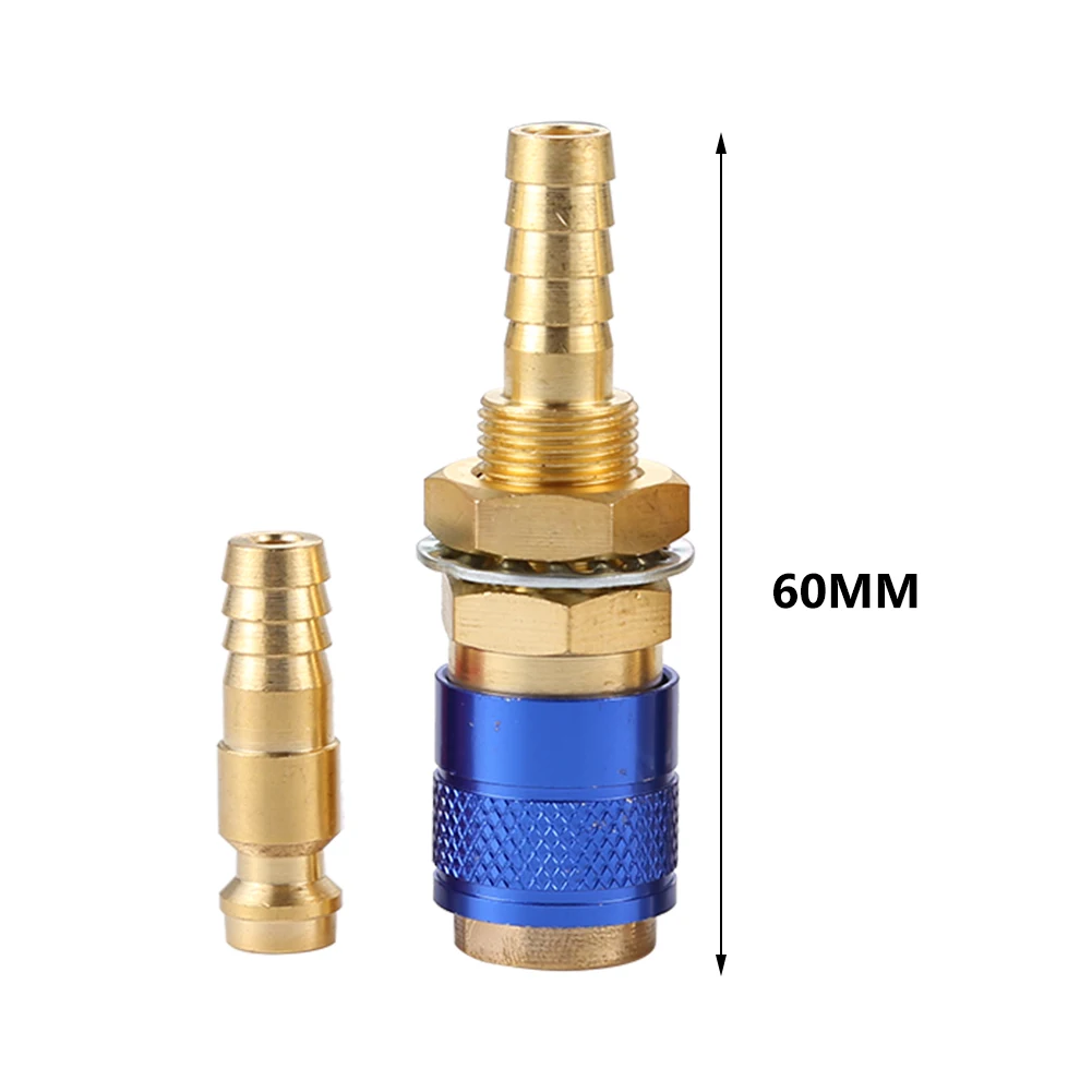 

Welding torch Quick Connector Water Cooled and Gas Adapter Quick Hose Connector Fitting For MIG TIG Welder Torch Tool Wholesale