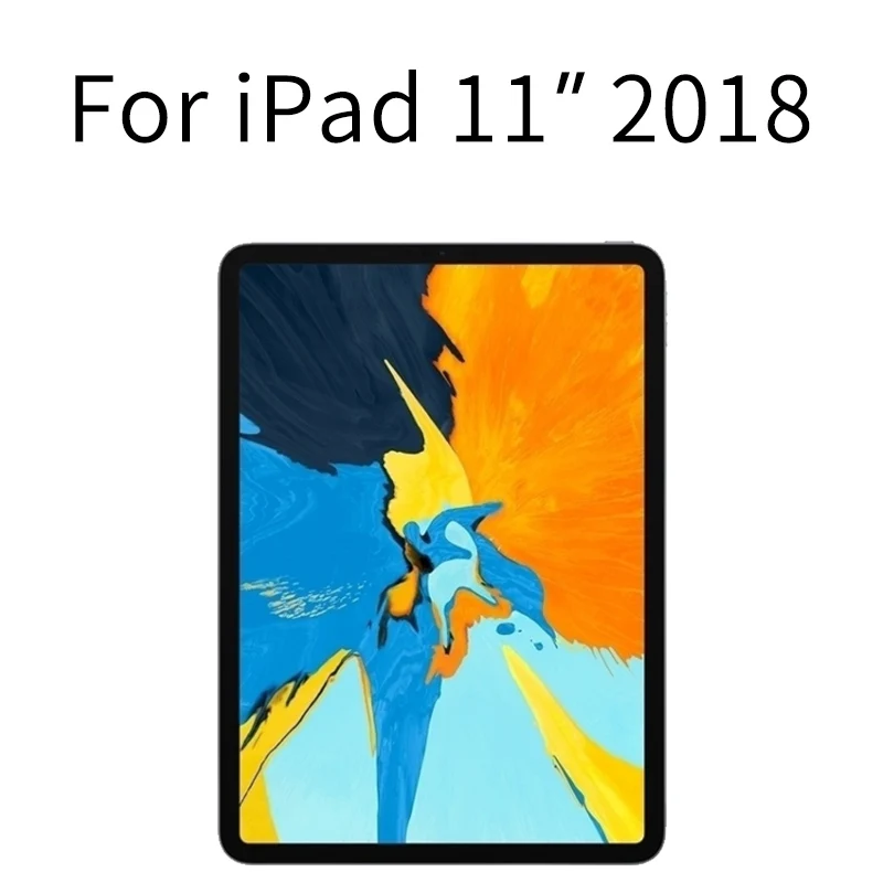Закаленное стекло для iPad Pro 12,9 11 10,5 9,7 Mini 4 7,9 Защитная стеклянная пленка для экрана против отпечатков пальцев полное покрытие - Цвет: For iPad 11 2018