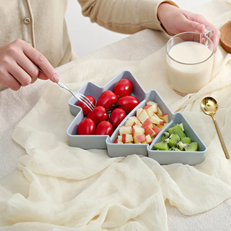 Тарелка для закусок рождественские украшения дома коробка хранения в форме