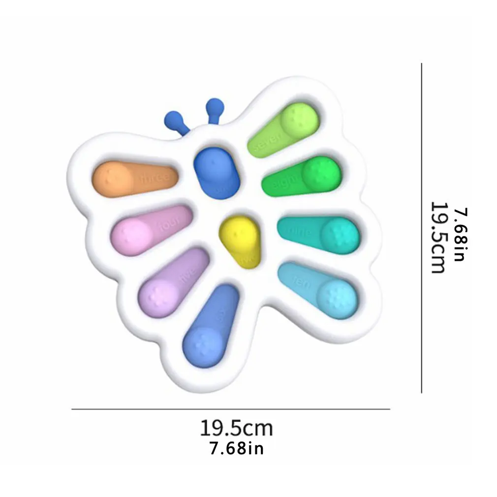 

Dimple Toys Early Educational Toy For Kids And Adults Stress Relief Anxiety Relief Pop Bubble Sensory Fidget Toys