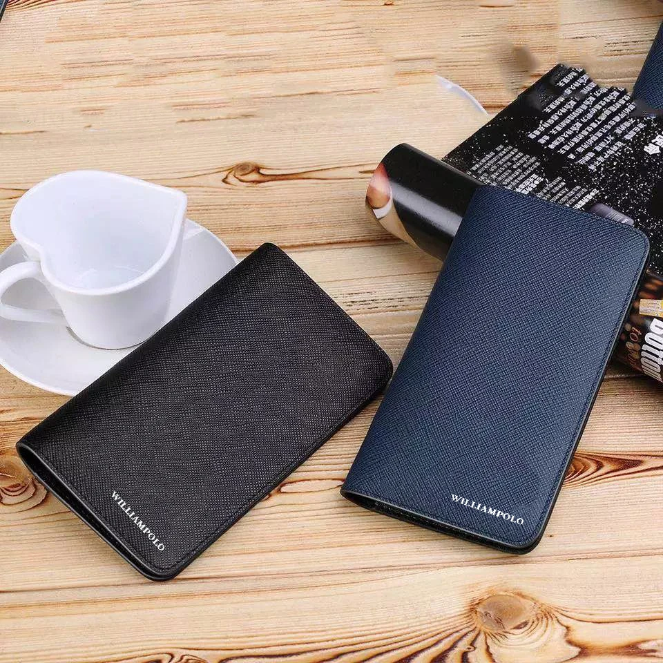 Новинка мужской бумажник из натуральной кожи Двойные Короткие Бумажники