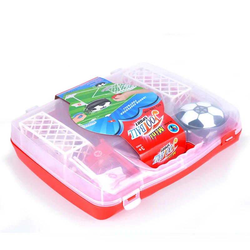 

New 1 Set Board Games Floating Football Pk Toys Air Power Soccer Disc Hovering Football Game Indoor Toys With Soccer Goals